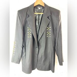 Cone S Equestrian Elegant Black Women's Show Blazer